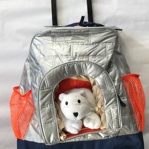 Gap baby 👶 boy toddler rolling bag Polo Bear 🐻